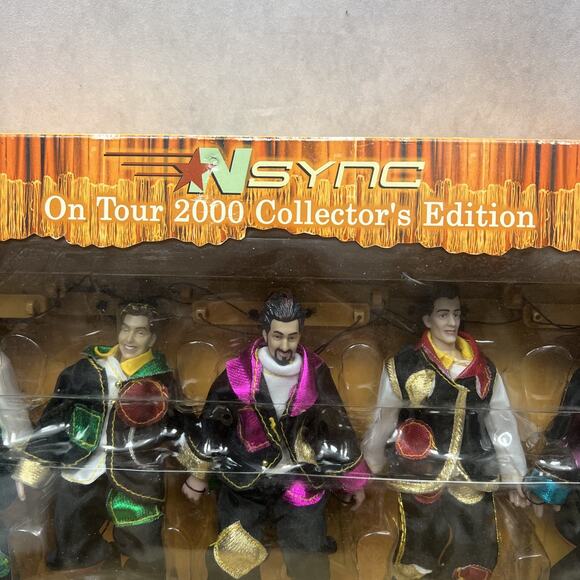 N Sync Band On Tour 2000 Toy Set Puppets Doll Collector's Edition - Picture 5 of 9